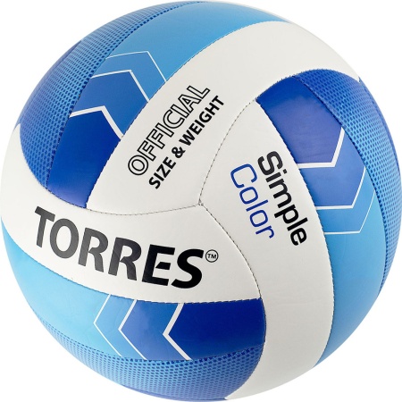 Купить Мяч волейбольный Torres Simple Color любительский р.5 в Гурьевске 